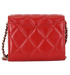 Chanel Quilted Flap Card Holder On Chain, £1,100, Accessories, Red, Leather, Back view
